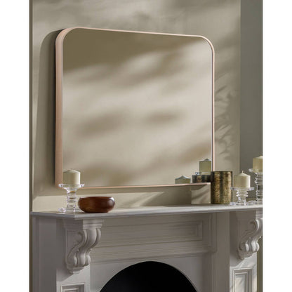 Corvette Modern Brown Wall Mirror