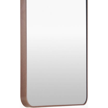 Shantaya Modern Dark Brown Wall Mirror