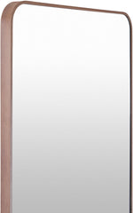 Shantaya Modern Dark Brown Wall Mirror