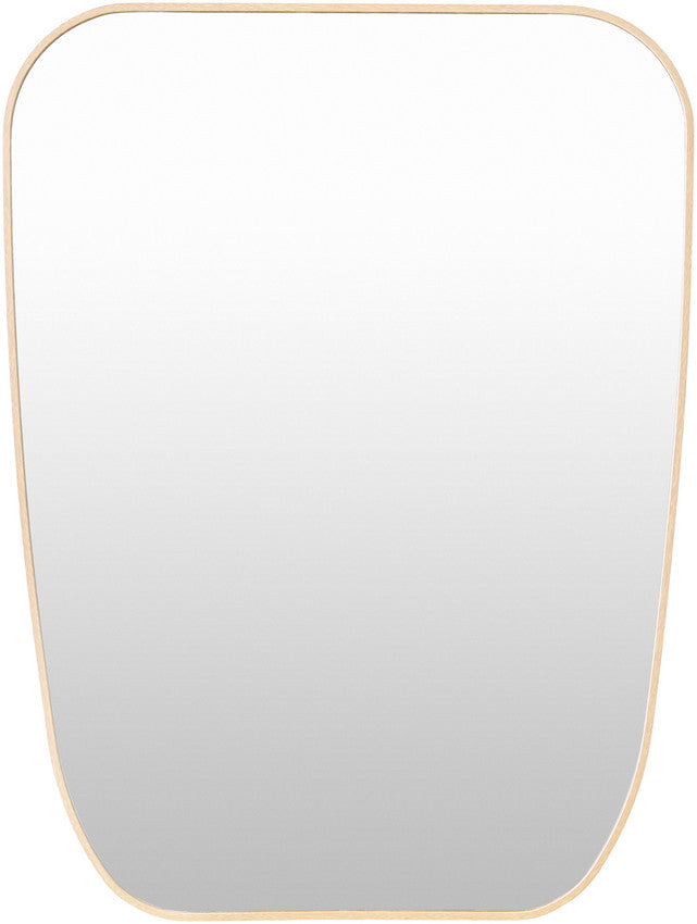 Samone Modern Brown Wall Mirror