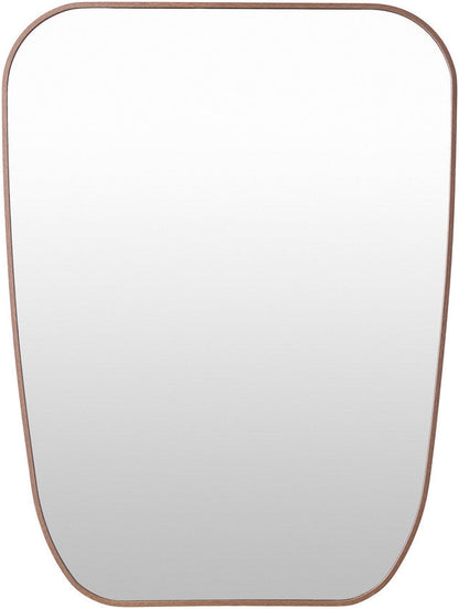 Samone Modern Dark Brown Wall Mirror