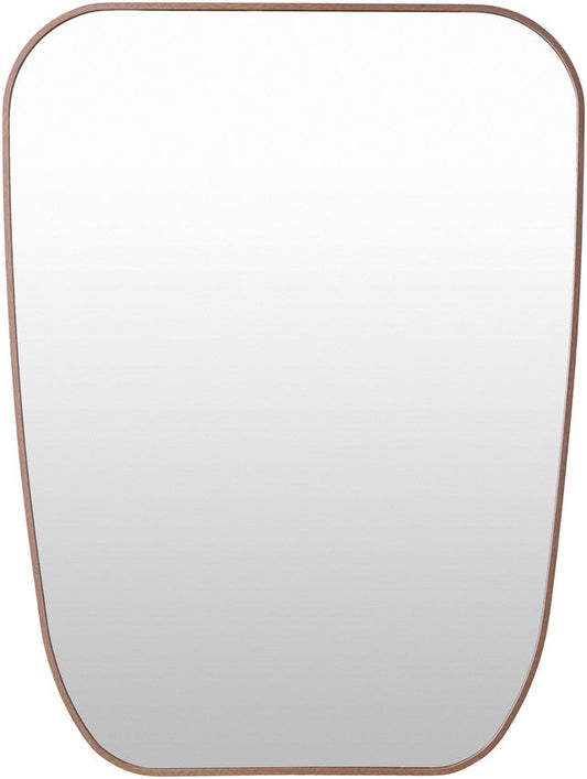 Samone Modern Dark Brown Wall Mirror