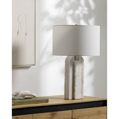 Elspeth Global White Table Lamp