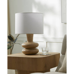 Aubrea Rustic Beige Table Lamp