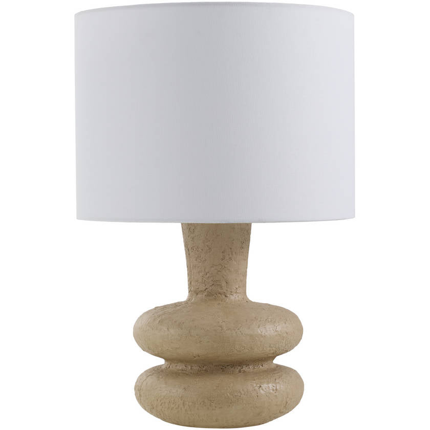 Aubrea Rustic Beige Table Lamp