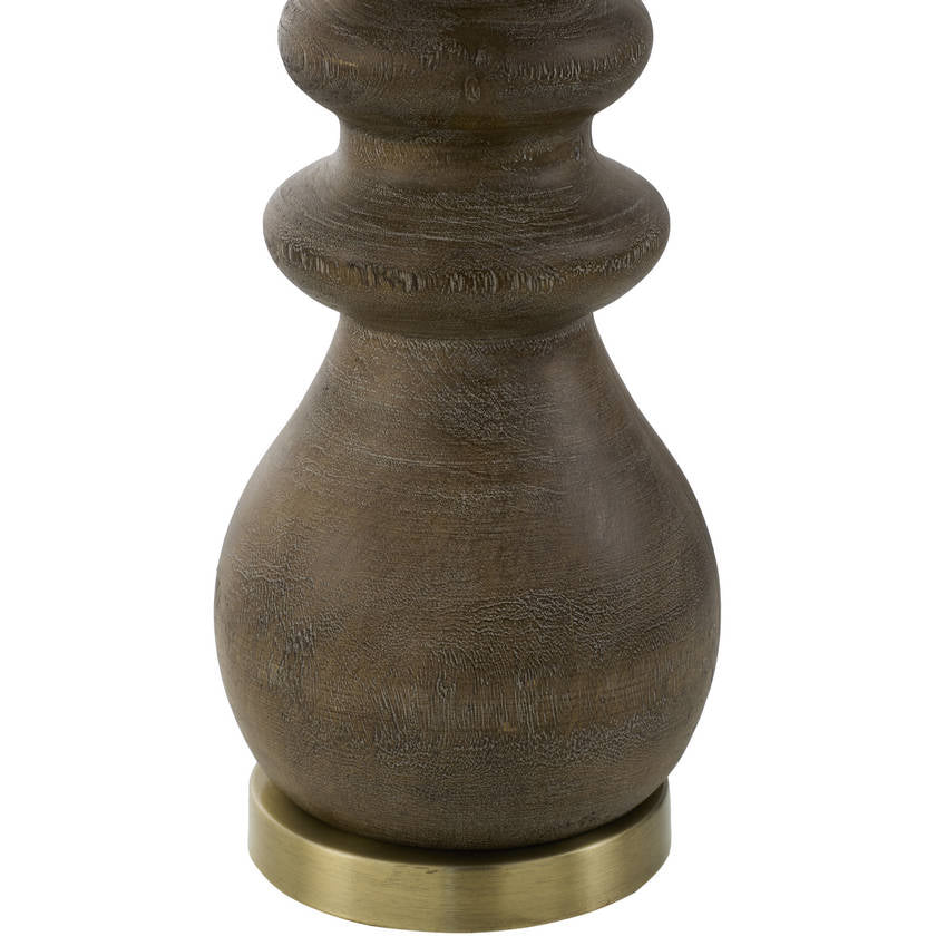 Allenhurst Rustic Dark Brown Table Lamp