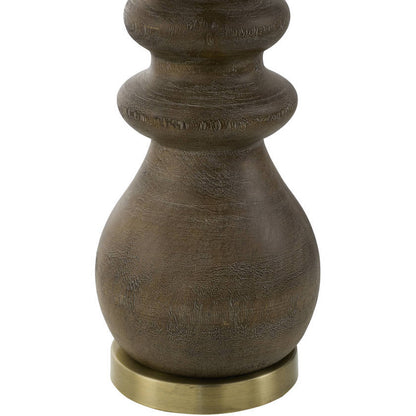Allenhurst Rustic Dark Brown Table Lamp