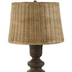 Allenhurst Rustic Dark Brown Table Lamp