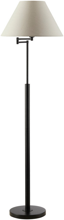 Gerren Rustic Black Floor Lamp