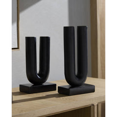 Weslee Black Decorative Sculpture