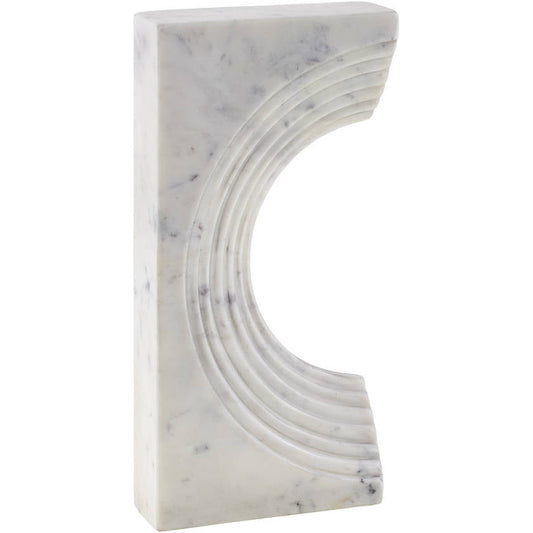 Farah White Decorative Sculpture