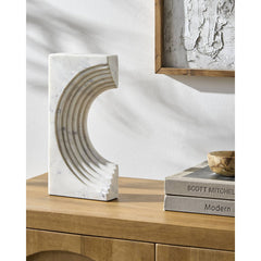 Farah White Decorative Sculpture