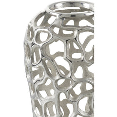 Corina Metallic - Silver Vase