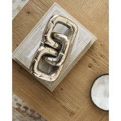 Chenoa Metallic - Silver Decorative Sculpture