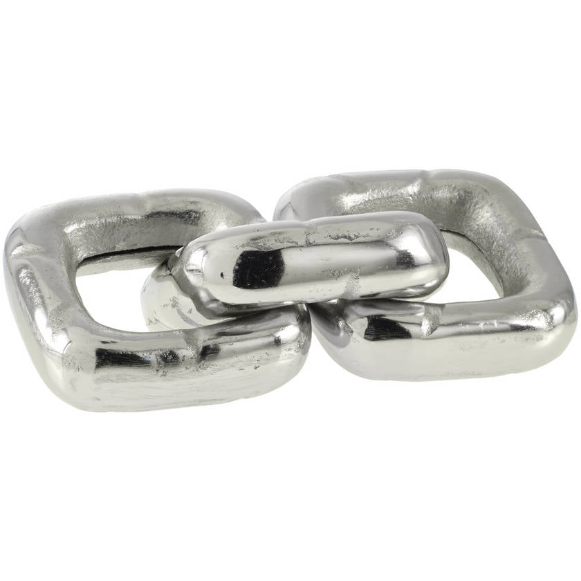 Chenoa Metallic - Silver Decorative Sculpture