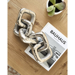 Skyeler Metallic - Silver Decorative Sculpture