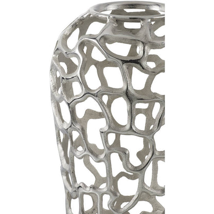 Debbi Metallic - Silver Vase
