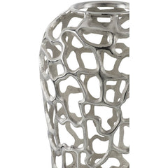 Debbi Metallic - Silver Vase