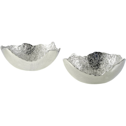 Deon Metallic - Silver Decorative Bowl