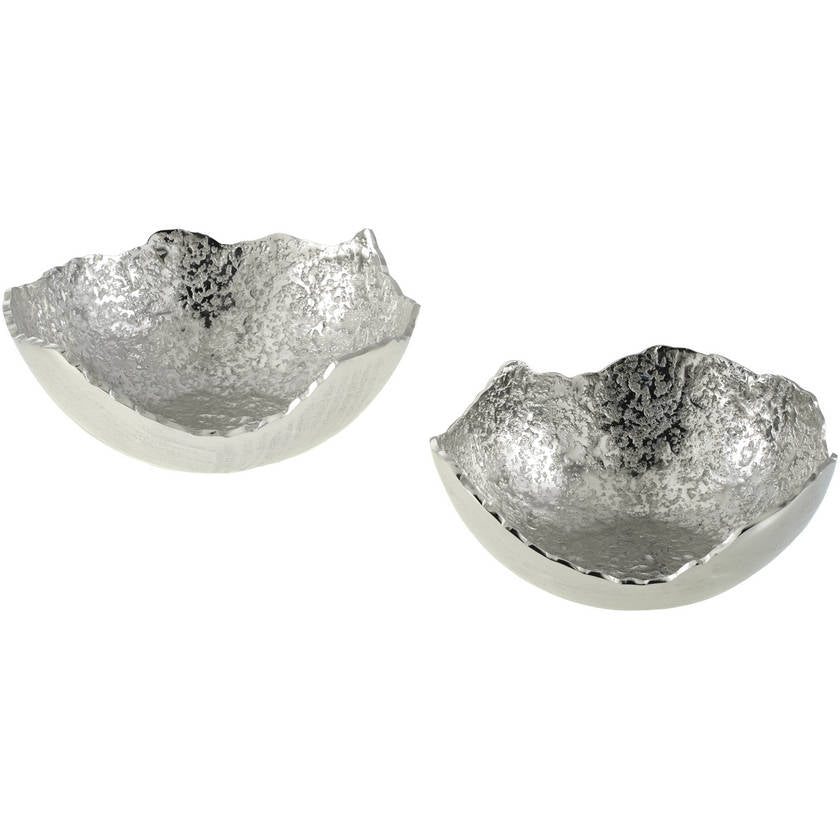 Deon Metallic - Silver Decorative Bowl