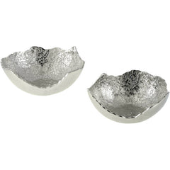 Deon Metallic - Silver Decorative Bowl