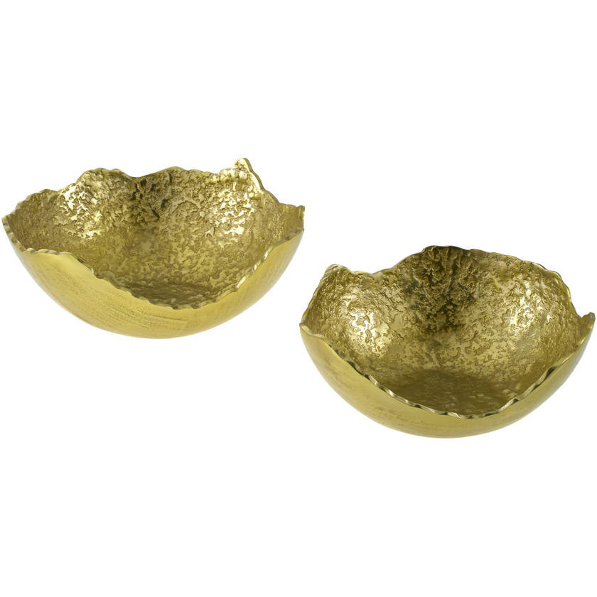 Deon Metallic - Brass Decorative Bowl