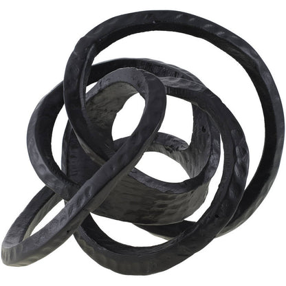 Lynden Black Decorative Sculpture