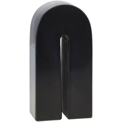Oblong Black Decorative Sculpture