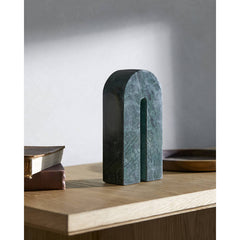 Oblong Green Decorative Sculpture