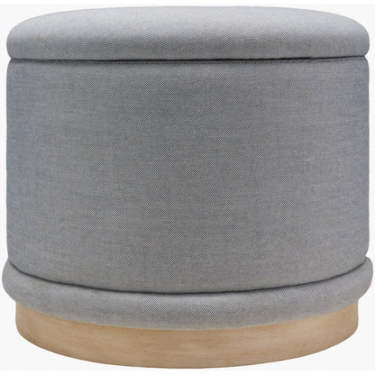 Rossi Gray/Brown Ottoman