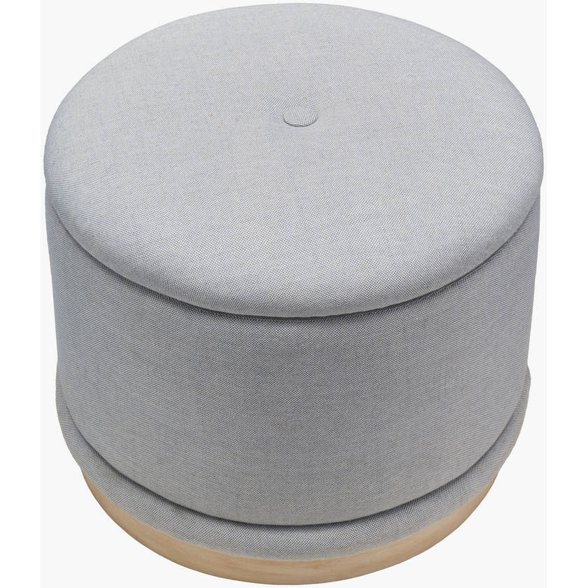 Rossi Gray/Brown Ottoman