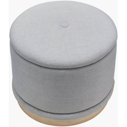 Rossi Gray/Brown Ottoman