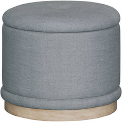 Rossi Gray/Brown Ottoman