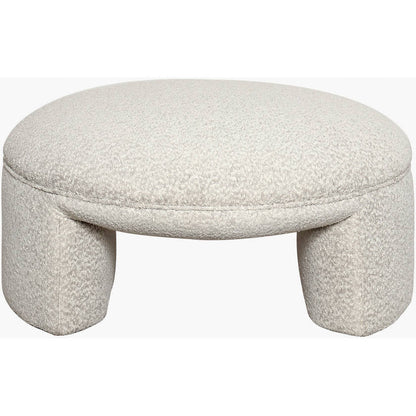 Kellymarie Beige Ottoman