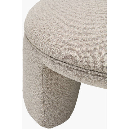 Kellymarie Beige Ottoman