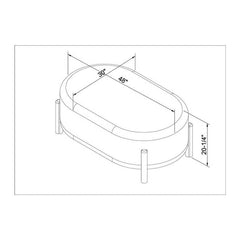 Katiana Moss Ottoman