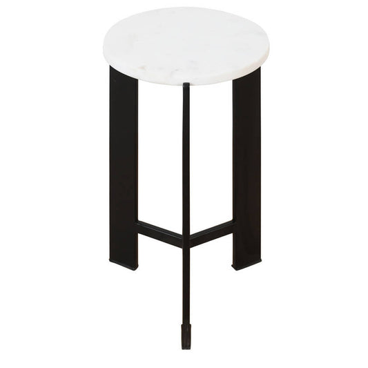 Corianna White End Table