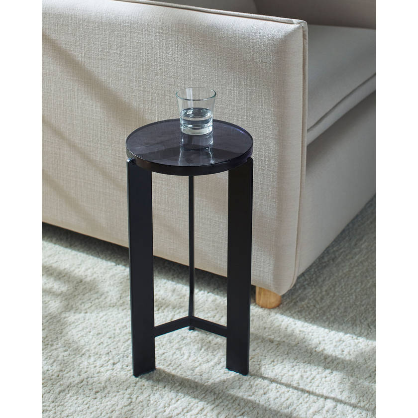 Corianna Blue/Black End Table