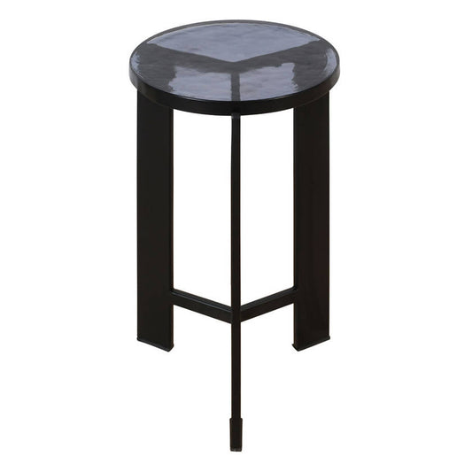 Corianna Blue/Black End Table