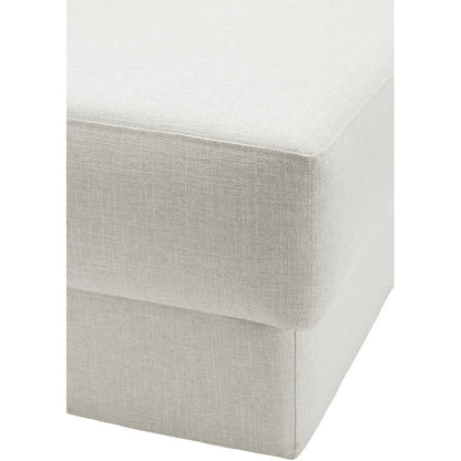 Shelonda White Ottoman