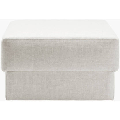 Shelonda White Ottoman