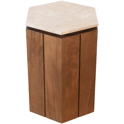 Marana Beige/Brown End Table