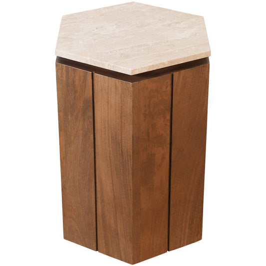 Marana Beige/Brown End Table