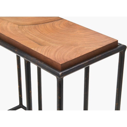 Audry Brown/Black End Table