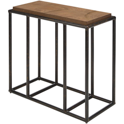 Audry Brown/Black End Table