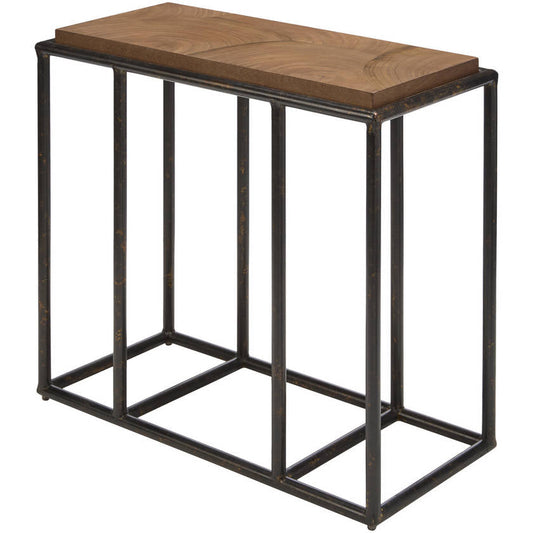 Audry Brown/Black End Table