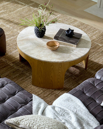 Quinlan White Coffee Table