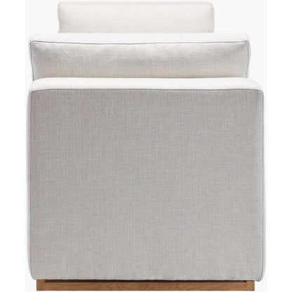 Marcella White/Brown Bench