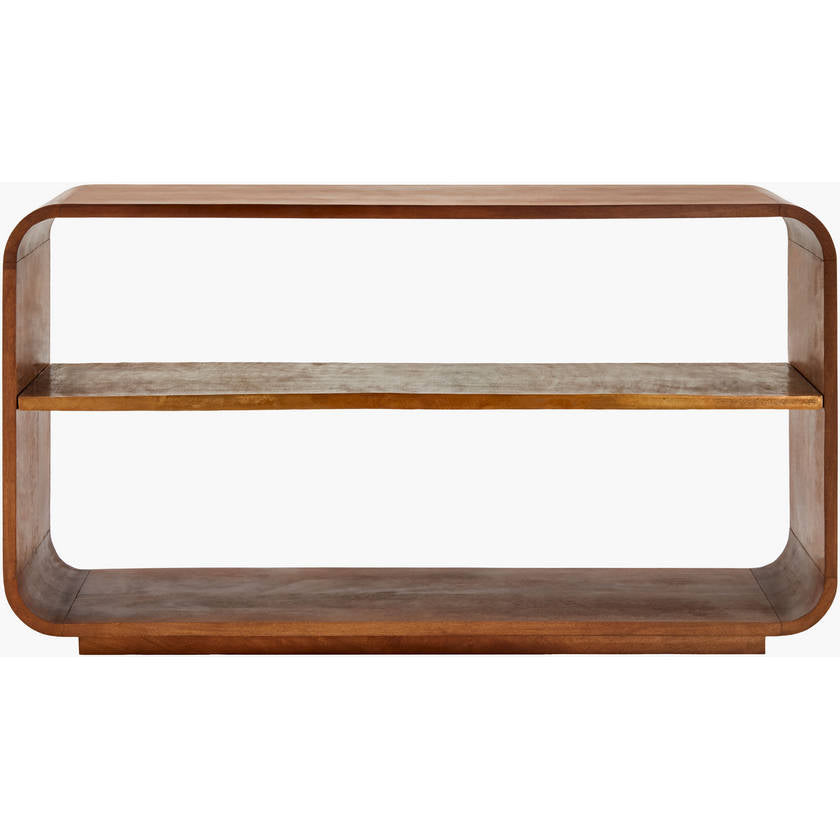 Maghen Dark Brown Console Table