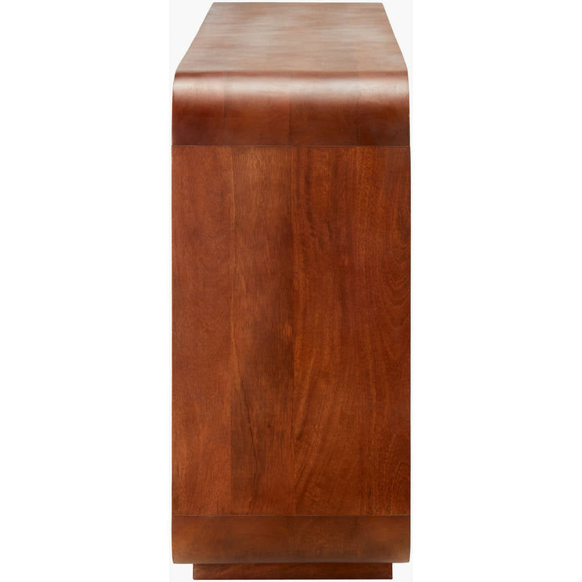 Maghen Dark Brown Console Table